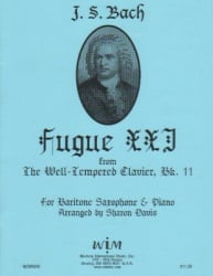 Fugue 21 - Baritone Sax and Piano