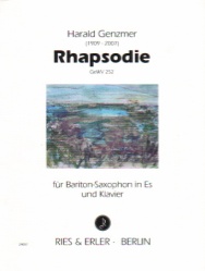 Rhapsodie - Baritone Sax and Piano