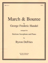March and Bouree - Baritone Sax and Piano