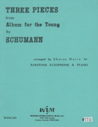 3 Pieces from Album for the Young - Baritone Sax and Piano