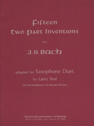 15 2-Part Inventions - Sax Duet AA/AT