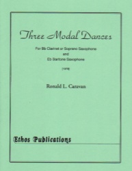 3 Modal Dances - Sax Duet SB (or Clarinet and Baritone Sax)