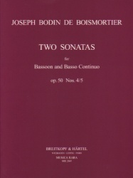 2 Sonatas Op. 50 Nos. 4-5 - Bassoon and Piano