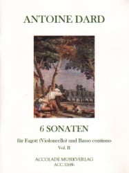 6 Sonatas, Volume 2  - Bassoon (or Cello) and Piano