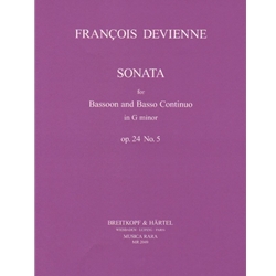 Sonata in G Minor Op. 24 No. 5 - Bassoon and Piano