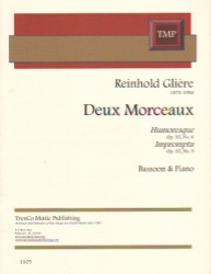Deux Morceaux Op. 35 Nos. 8-9 - Bassoon and Piano