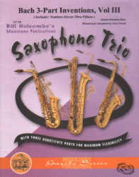 3-Part Inventions, Vol. 3: Nos. 11-15 - Sax Trio ATB