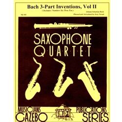 3-Part Inventions, Vol. 2: Nos. 6-10 - Sax Trio ATB