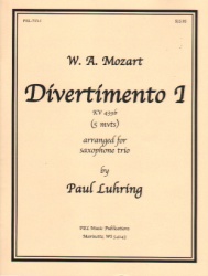 Divertimento No. 1, K. 439b - Sax Trio SAT