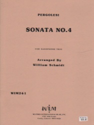 Sonata No. 4 - Sax Trio ATB