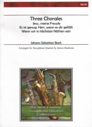 3 Chorales - Sax Quartet SATB