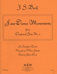 4 Dance Movements from Orchestral Suite No. 2 - Sax Quartet SATB