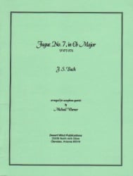Fugue No. 7 in E-flat Major, BWV 876 - Sax Quartet SATB