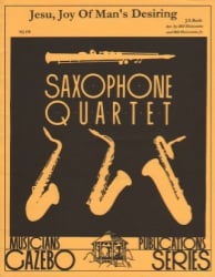 Jesu, Joy of Man's Desiring - Sax Quartet SATB