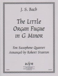 Little Fugue in G Minor - Sax Quartet SATB