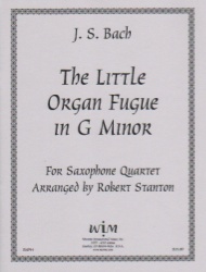 Little Fugue in G Minor - Sax Quartet SATB