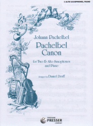 Pachelbel Canon - Sax Duet AA and Piano
