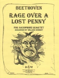 Rage over a Lost Penny - Sax Quartet SATB