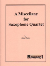Miscellany for Saxophone Quartet - SATB