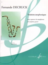 Variations Saxophoniques - Sax Quartet SATB