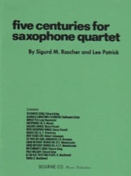 5 Centuries for Saxophone Quartet - Sax Quartet SATB