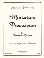 Miniature Procession - Sax Quartet SATB
