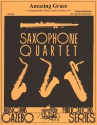 Amazing Grace - Sax Quartet SATB
