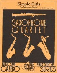 Simple Gifts - Sax Quartet SATB