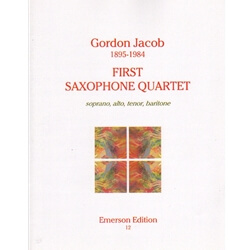 Quartet No. 1 - Sax Quartet SATB