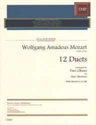 12 Duets, K. 487 - Oboe (or Saxophone) Duet