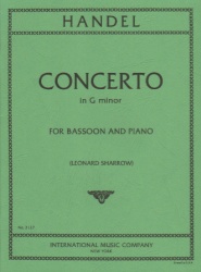 Concerto in G Minor - Bassoon and Piano