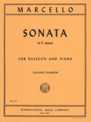 Sonata in E Minor - Bassoon and Piano