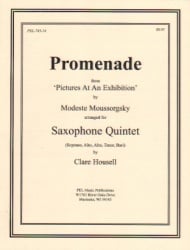 Promenade from "Pictures at an Exhibition" - Sax Quintet SAATB