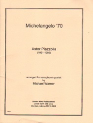Michelangelo '70 - Sax Quartet SATB