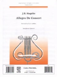 Allegro de Concert - Sax Quartet SATB/AATB