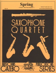 Spring from "The Four Seasons" - Sax Quartet SATB