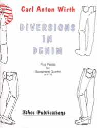 Diversions in Denim - Sax Quartet SATB