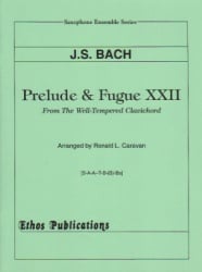 Prelude and Fugue No. 22 - Sax Sextet SAATBBs