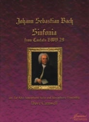 Sinfonia from Cantata, BWV 29 - Alto Sax Solo and Sax Ensemble