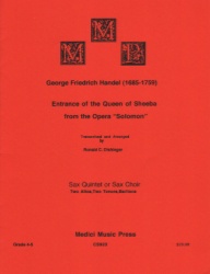 Entrance of the Queen of Sheba - Sax Quintet AATTB