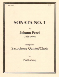 Sonata No. 1 - Sax Quintet AATTB