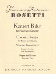 Concerto in B-flat Major (Schweriner Concerto No. 4) - Bassoon and Piano