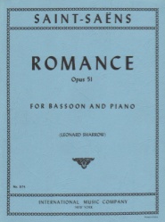 Romance in D Major Op. 51 - Bassoon and Piano