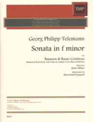 Sonata in F Minor TWV 41:f1 - Bassoon and Piano