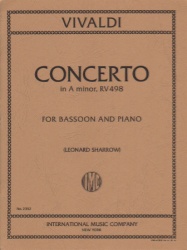 Concerto in A Minor RV 498 - Bassoon and Piano