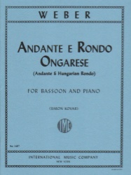 Andante e Rondo Ongarese Op. 35 - Bassoon and Piano
