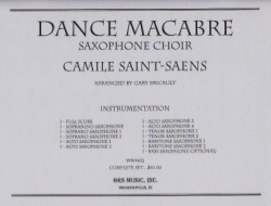 Danse Macabre - Sax Ensemble