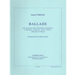 Ballade - Sax Ensemble Accompaniment