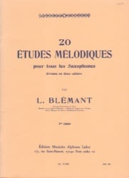 20 Etudes Melodiques, Vol. 2 - Saxophone