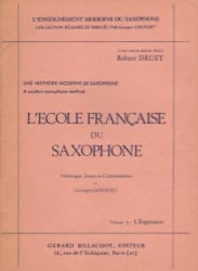 L'Ecole Francaise du Saxophone, Vol. 3 - Saxophone